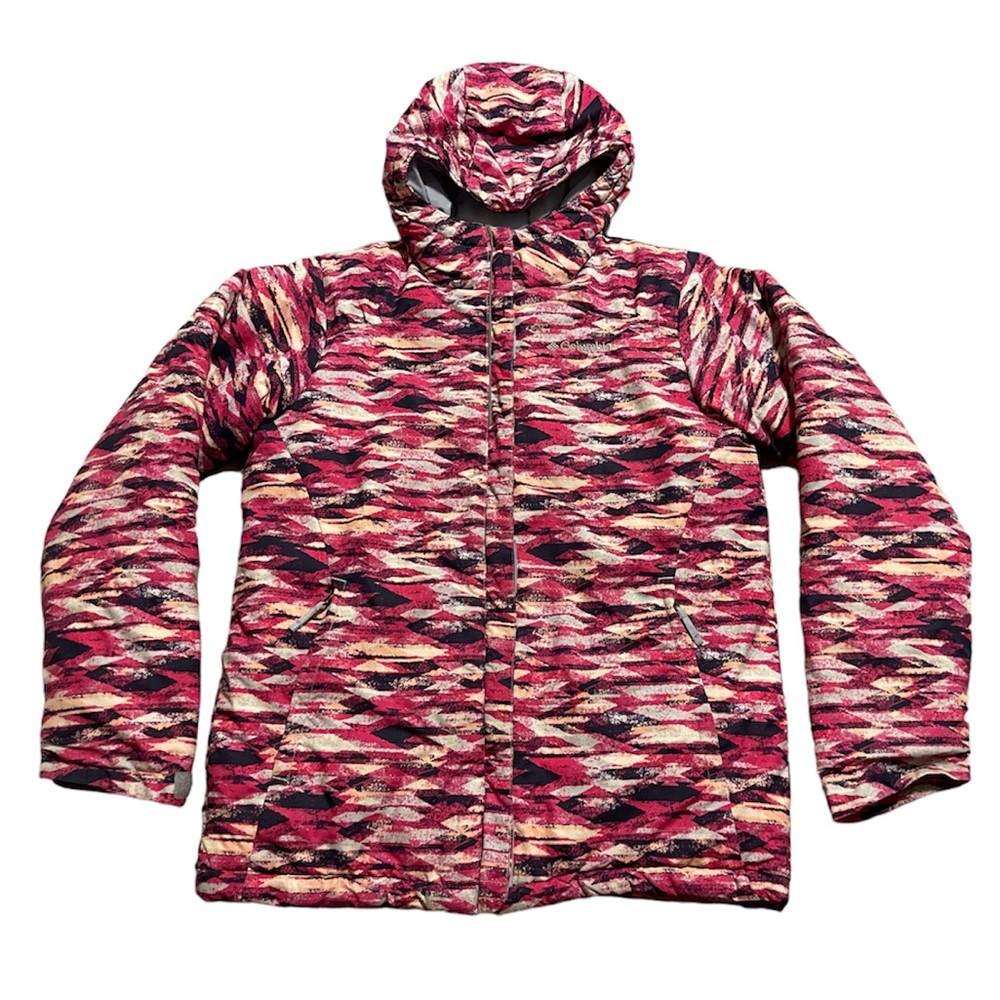Kids Columbia Horizon Winter Coat Jacket Sz L 14/16 Hood Snow Ski